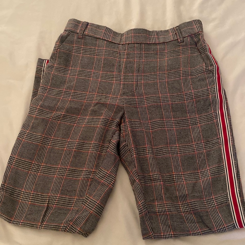 Gingham joggers